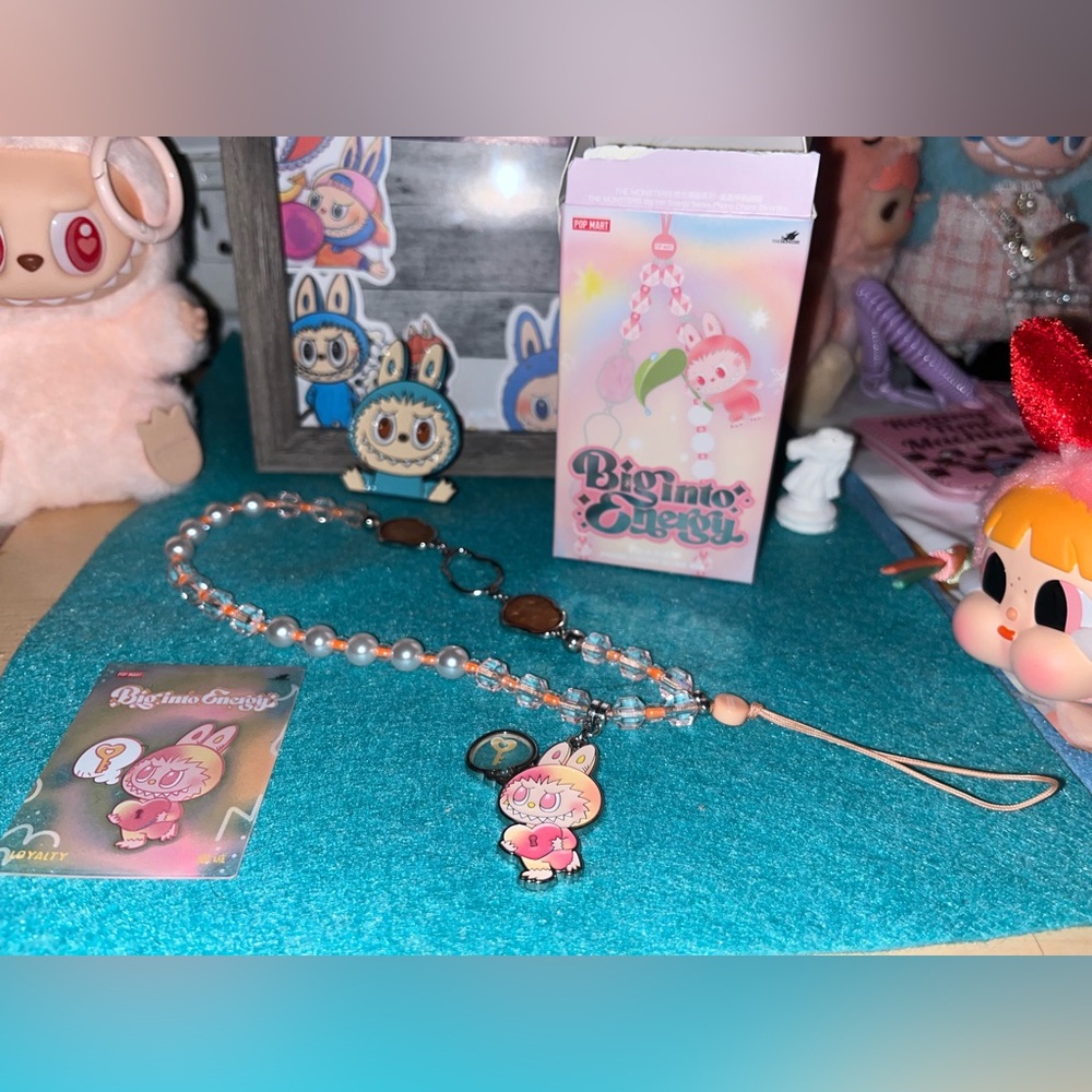 Cute Beaded Big Into Energy Phone Charm (LOYALTY)